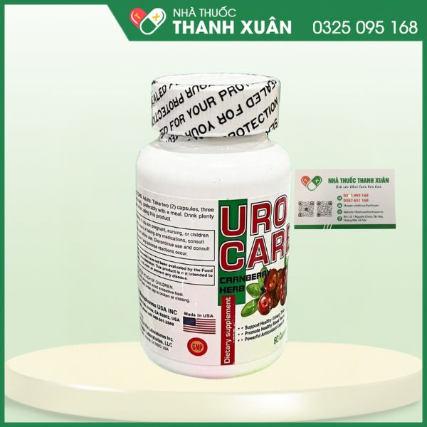 Urocare Cranberry Herb - Ngăn ngừa nhiễm trùng đường tiết niệu